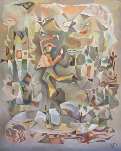 A dream in gray tones van Dina Volkova, Schilderij te koop op Singulart