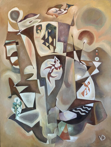 Theatre of Signs de Dina Volkova, Pintura a la venta en Singulart