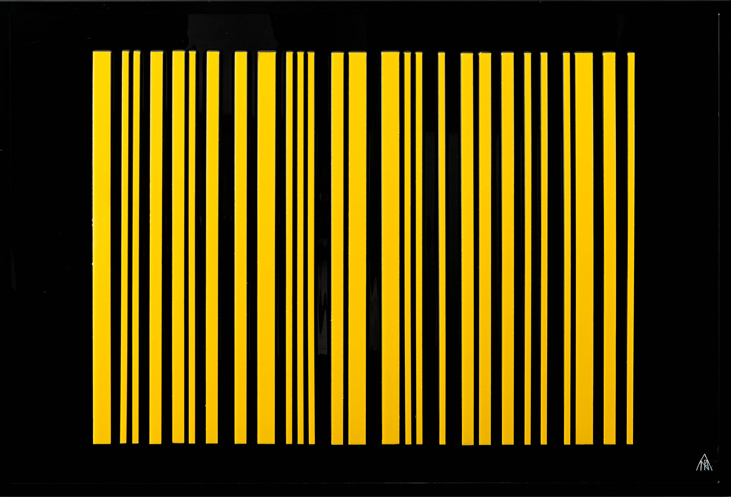 Traits jaunes verticaux Meryl
