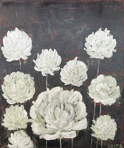 白菊 von アリサ オオツカ, Malerei kaufen auf Singulart