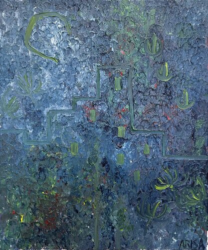 緊張と注目 von アリサ オオツカ, Malerei kaufen auf Singulart