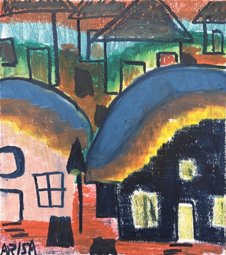 townscape von アリサ オオツカ, Malerei kaufen auf Singulart