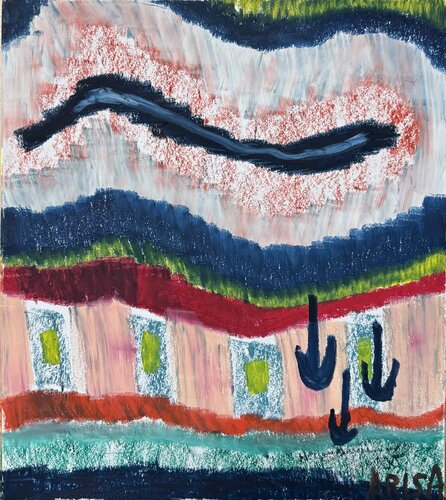 田舎の線路 von アリサ オオツカ, Malerei kaufen auf Singulart