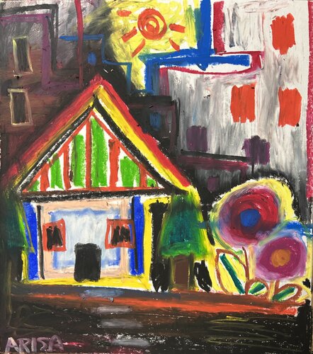 町外れ von アリサ オオツカ, Malerei kaufen auf Singulart