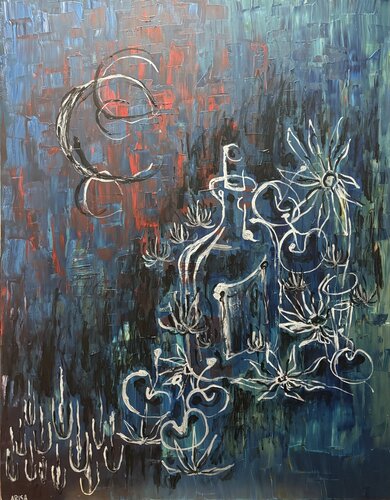 瓶酒 von アリサ オオツカ, Malerei kaufen auf Singulart