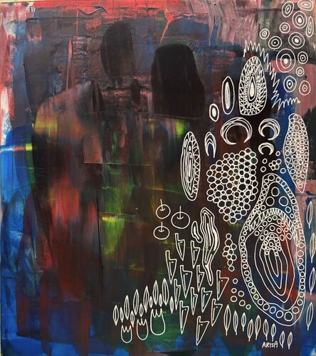 苦しみ von アリサ オオツカ, Malerei kaufen auf Singulart