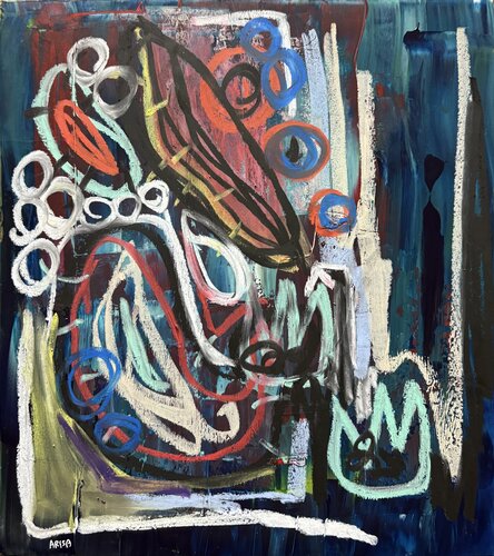 enjoy par アリサ オオツカ, Peinture en vente sur Singulart