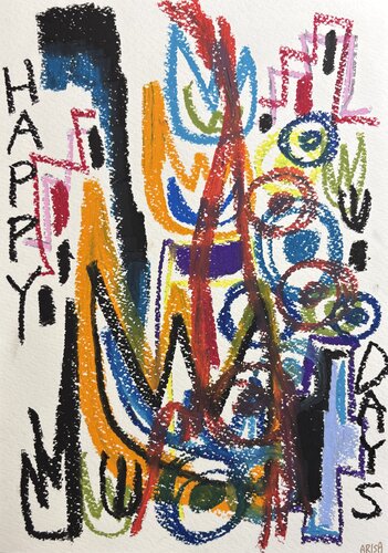 HAPPY DAYS van アリサ オオツカ, Schilderij te koop op Singulart