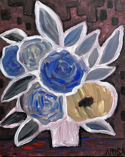 都会の花々 by アリサ オオツカ, 絵画 for Sale on Singulart