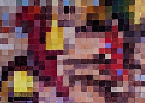 Ikonen ohne Namen (Icons without Names) XLV di Elvira Flamm, Pittura in vendita su Singulart