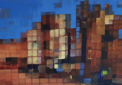 Ikonen ohne Namen (Icons without Names) XIII von Elvira Flamm, Malerei kaufen auf Singulart