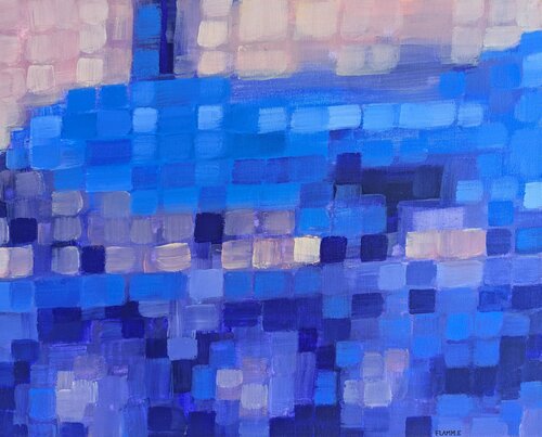 Ikonen ohne Namen (Icons without Names) XXIX von Elvira Flamm, Malerei kaufen auf Singulart