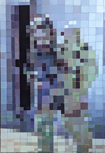 Ikonen ohne Namen (Icons without Names) LXV von Elvira Flamm, Malerei kaufen auf Singulart