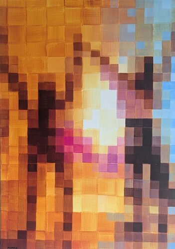 Ikonen ohne Namen (Icons without Names) CXXIX van Elvira Flamm, Schilderij te koop op Singulart