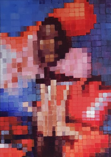 Ikonen ohne Namen (Icons without Names) XXXVI di Elvira Flamm, Pittura in vendita su Singulart