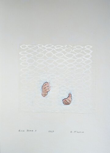 Ecce Homo 5 by Elvira Flamm, Work on Paper for Sale on Singulart