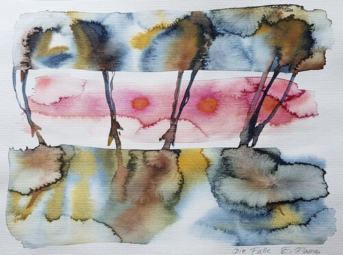 Die Falle (the trap) VII by Elvira Flamm, Work on Paper for Sale on Singulart