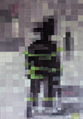Ikonen ohne Namen (Icons without Names) CX von Elvira Flamm, Malerei kaufen auf Singulart