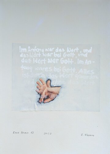 Ecce Homo 13 by Elvira Flamm, 종이 for Sale on Singulart