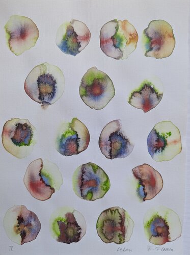 Leben (Life) IV by Elvira Flamm, Work on Paper for Sale on Singulart