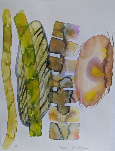 Leben (Life) VI by Elvira Flamm, Work on Paper for Sale on Singulart