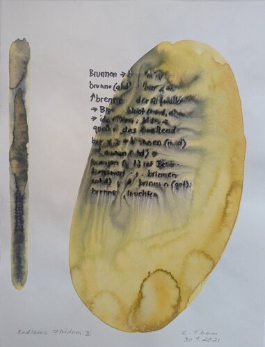 Endloses Fluidum II di Elvira Flamm, Pittura in vendita su Singulart