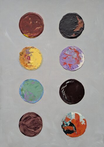 2. B-SIDE I di Elvira Flamm, Pittura in vendita su Singulart