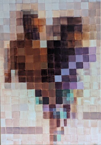 Ikonen ohne Namen (Icons without Names) XLIX di Elvira Flamm, Pittura in vendita su Singulart
