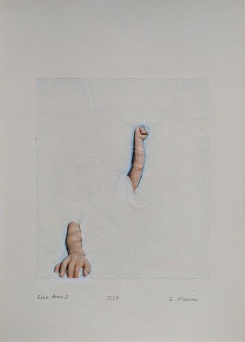 Ecce Homo 2 by Elvira Flamm, Work on Paper for Sale on Singulart