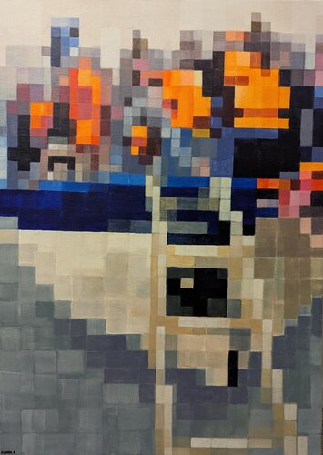 Ikonen ohne Namen (Icons without Names) CXII de Elvira Flamm, Pintura a la venta en Singulart