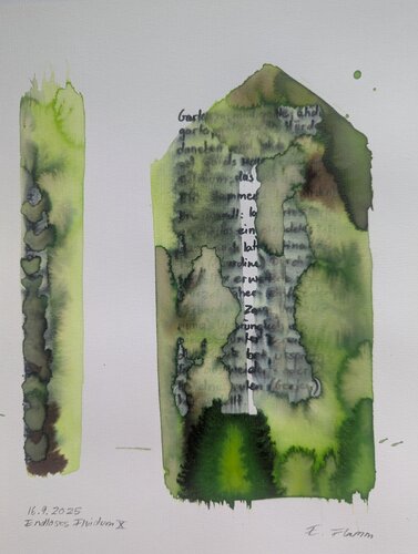 Endloses Fluidum X di Elvira Flamm, Pittura in vendita su Singulart