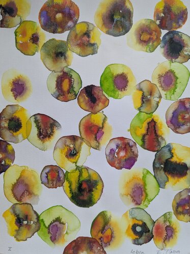 Leben (Life) X par Elvira Flamm, Œuvre sur papier en vente sur Singulart