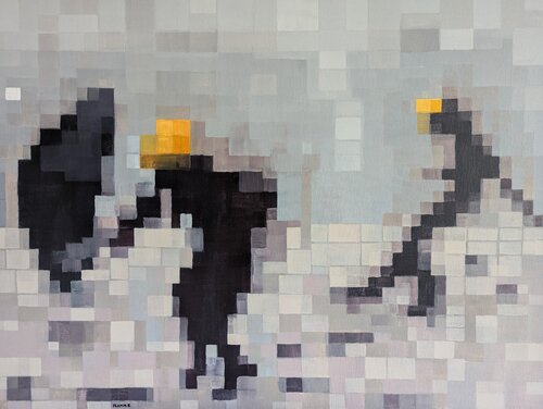 Ikonen ohne Namen (Icons without Names) CXXXIV von Elvira Flamm, Malerei kaufen auf Singulart