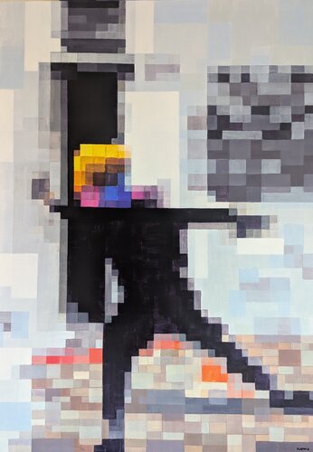 Ikonen ohne Namen (Icons without Names) CXLVII de Elvira Flamm, Pintura a la venta en Singulart