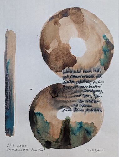 Endloses Fluidum XIII di Elvira Flamm, Pittura in vendita su Singulart