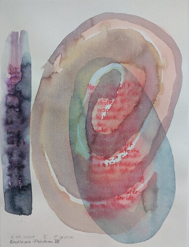 Endloses Fluidum VII di Elvira Flamm, Pittura in vendita su Singulart