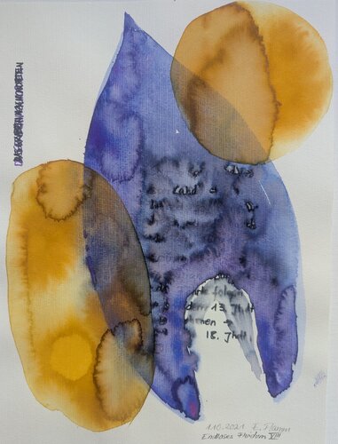 Endloses Fluidum VIII di Elvira Flamm, Pittura in vendita su Singulart