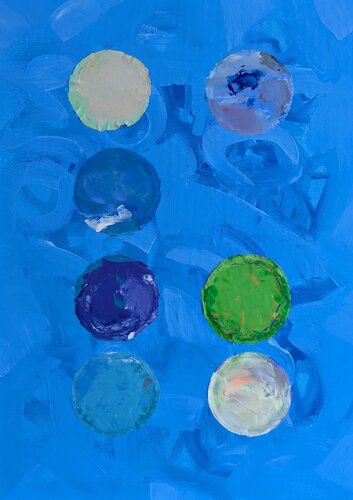 2. B-SIDE XVIII di Elvira Flamm, Pittura in vendita su Singulart