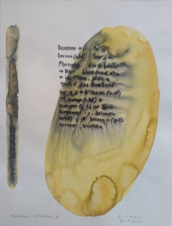 Endloses Fluidum II Elvira Flamm