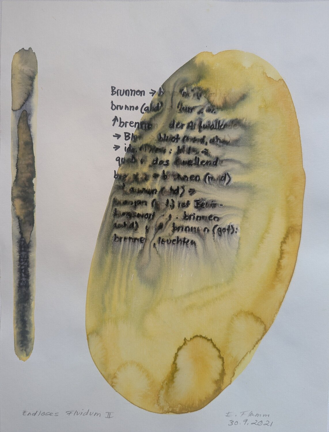 Endloses Fluidum II Elvira Flamm