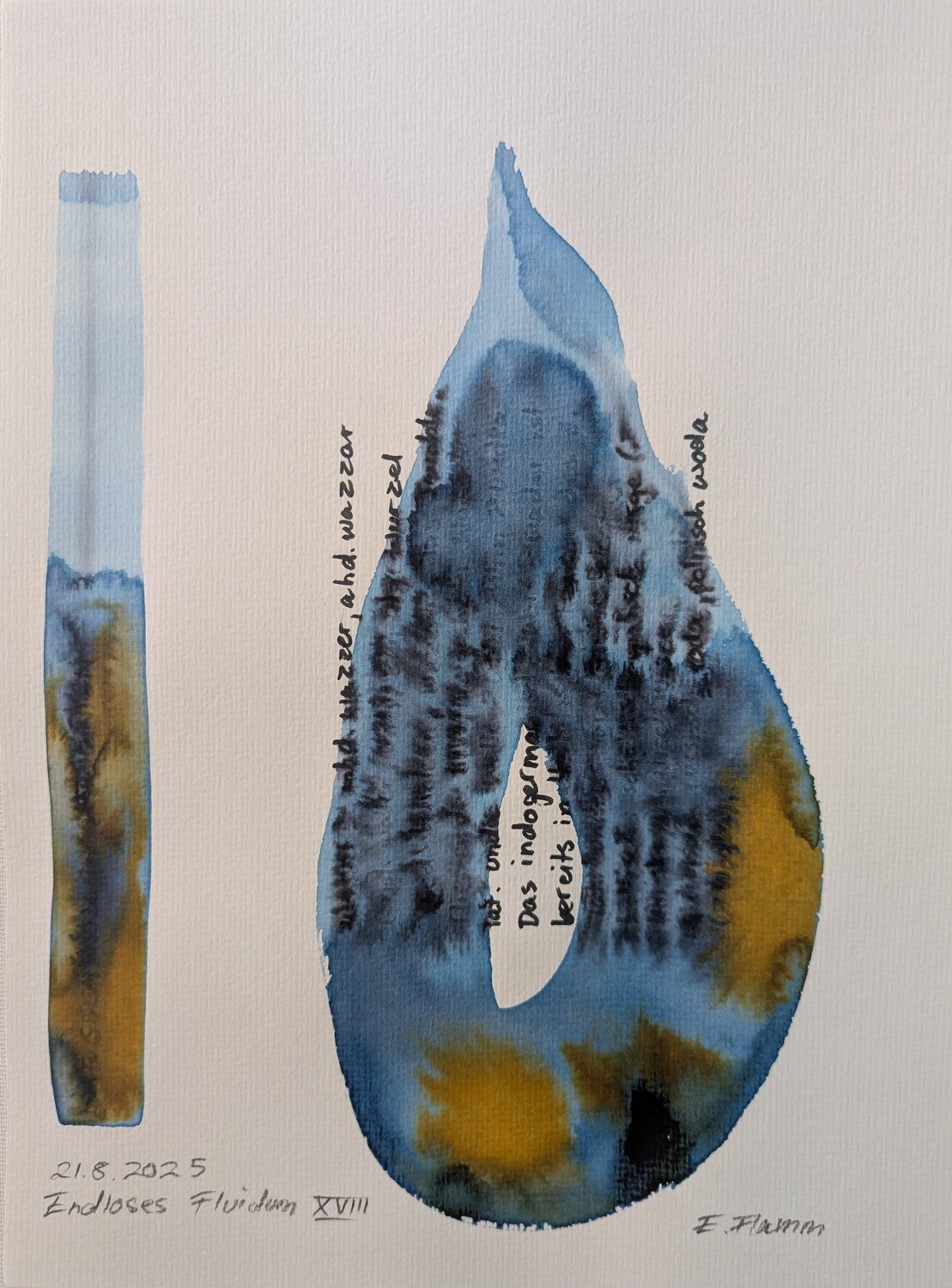 Endloses Fluidum XVIII Elvira Flamm