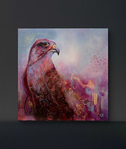 Le Gardien des Cieux de Nathalie Perler, Pintura a la venta en Singulart