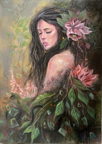 Dana di Nathalie Perler, Pittura in vendita su Singulart