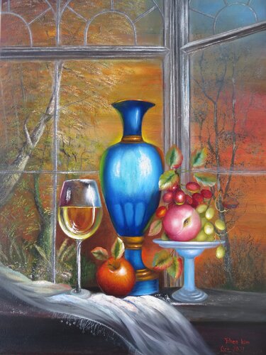 Whispers of Autumn di Jihea Kim, Pittura in vendita su Singulart