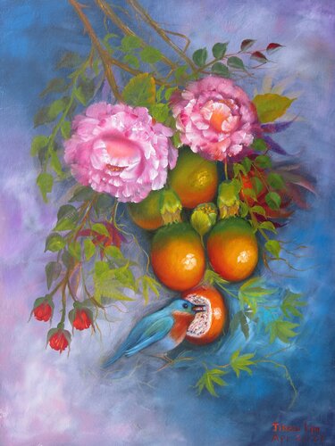 Harmony of Nature di Jihea Kim, Pittura in vendita su Singulart