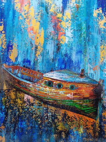Adrift in Dreams di Jihea Kim, Pittura in vendita su Singulart