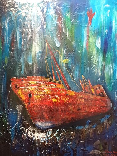 Voyage of the Forgotten di Jihea Kim, Pittura in vendita su Singulart