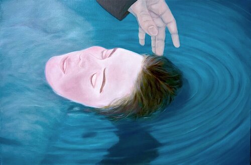 Drifting and floating and fading away van walter dermul, Schilderij te koop op Singulart