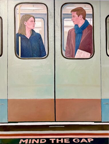 Mind the gap di walter dermul, Pittura in vendita su Singulart