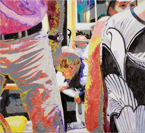 Schulfest di Saskia Schüler, Pittura in vendita su Singulart